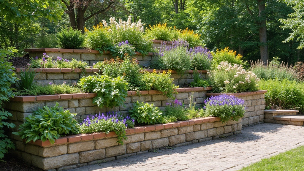 25+ Retaining Wall Planter Ideas That Add Green Layers