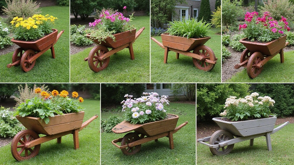 25+ Rustic Wheelbarrow Planter Ideas Full of Vintage Charm