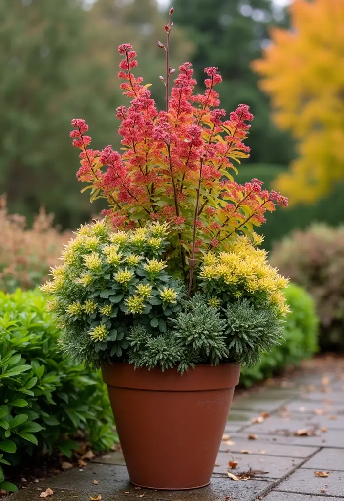 25+ Sedum Planter Ideas That Are Low-Maintenance and Pretty - 18. Seasonal Sedum Displays
