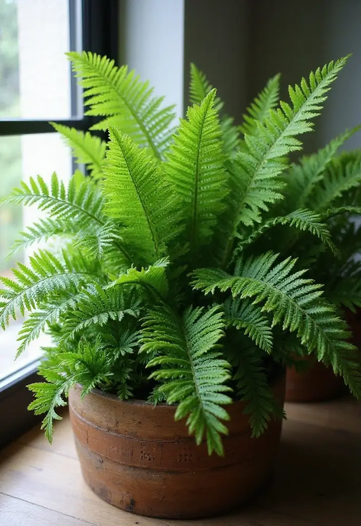 25+ Shady Planter Ideas That Thrive Without Full Sun - 1. Fern Wonderland