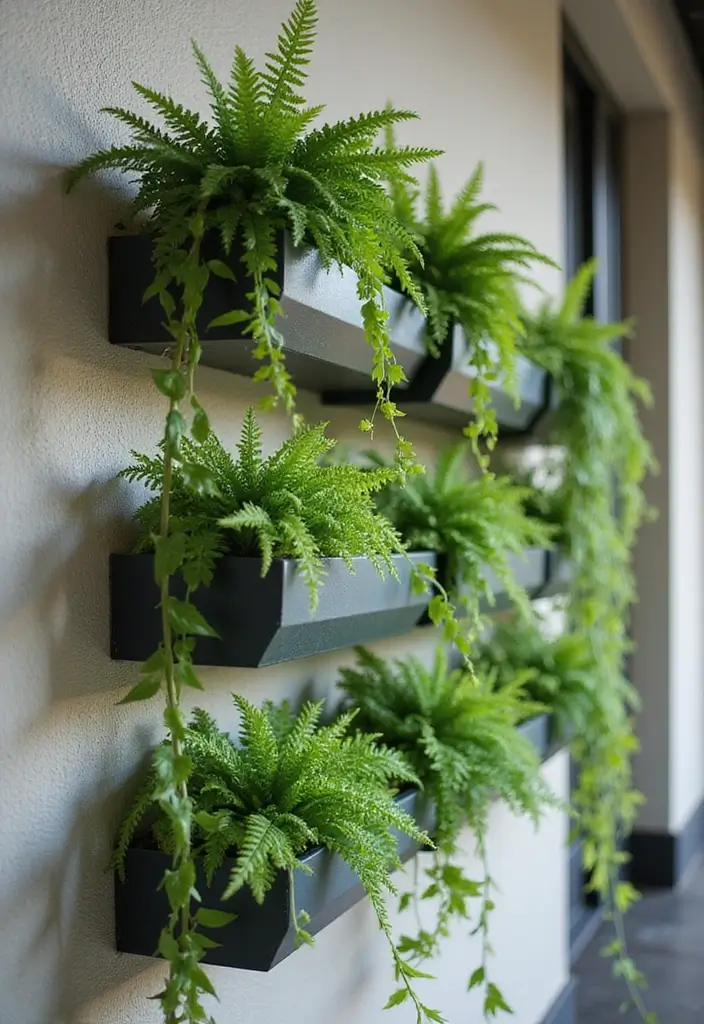 25+ Shady Planter Ideas That Thrive Without Full Sun - 15. Quirky Wall-Mounted Planters