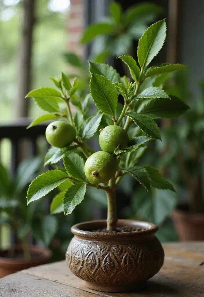 25+ Shady Planter Ideas That Thrive Without Full Sun - 19. Graceful Guava Plants