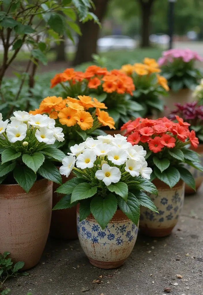 25+ Shady Planter Ideas That Thrive Without Full Sun - 9. Lush Low-Light Begonias