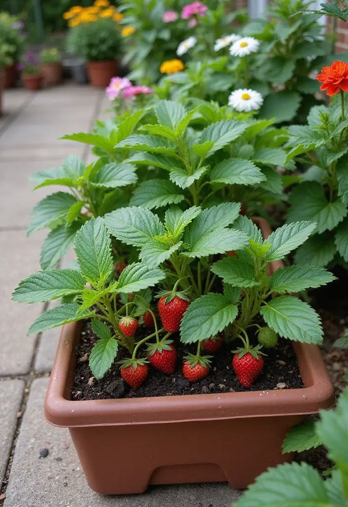 25+ Strawberry Planter Ideas for Sweet and Easy Harvests - 10. Large Planter Boxes