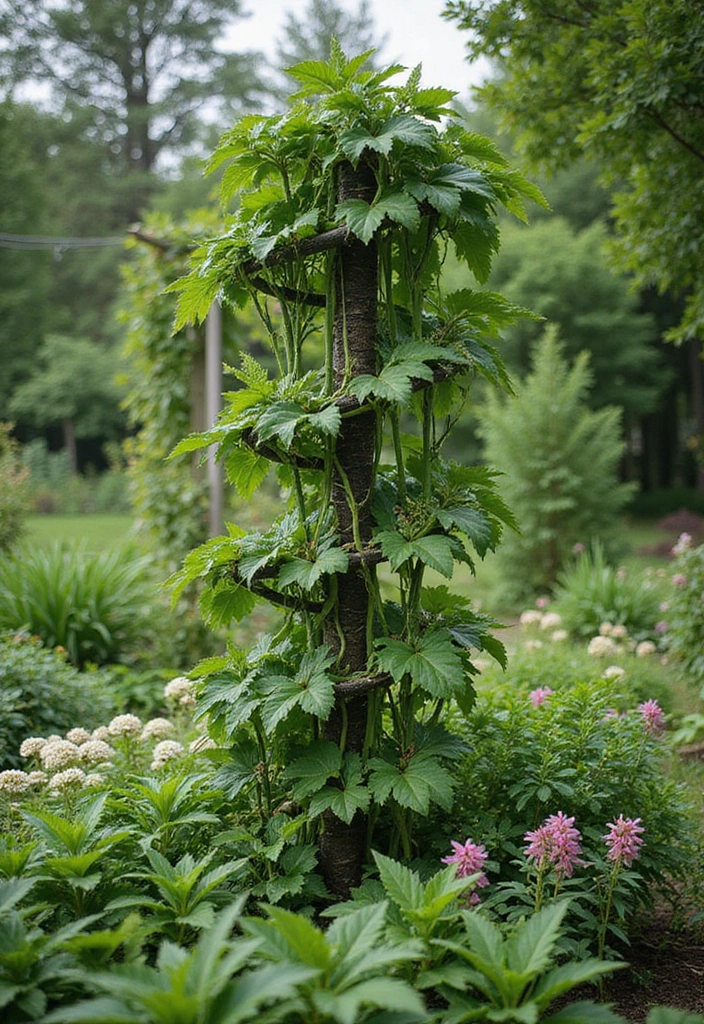 25+ Unique Trellis Ideas You Haven’t Seen Before - 18. Spiral Trellis