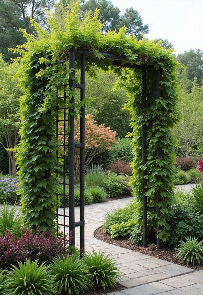 25+ Unique Trellis Ideas You Haven’t Seen Before - 19. Square Tube Trellis