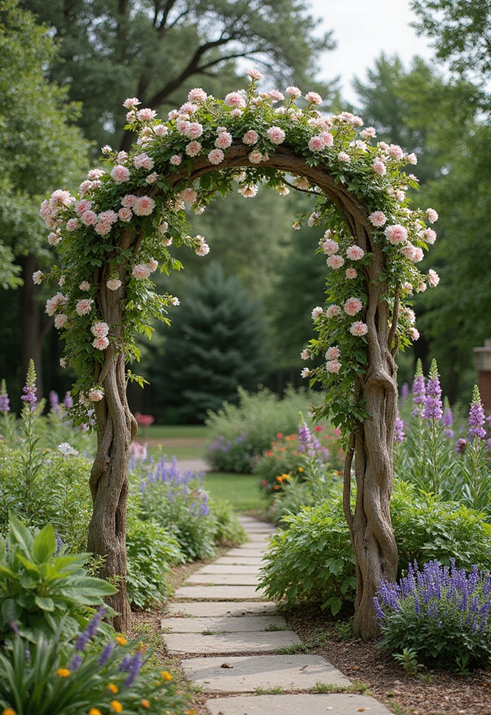 25+ Unique Trellis Ideas You Haven’t Seen Before - 9. Driftwood Trellis