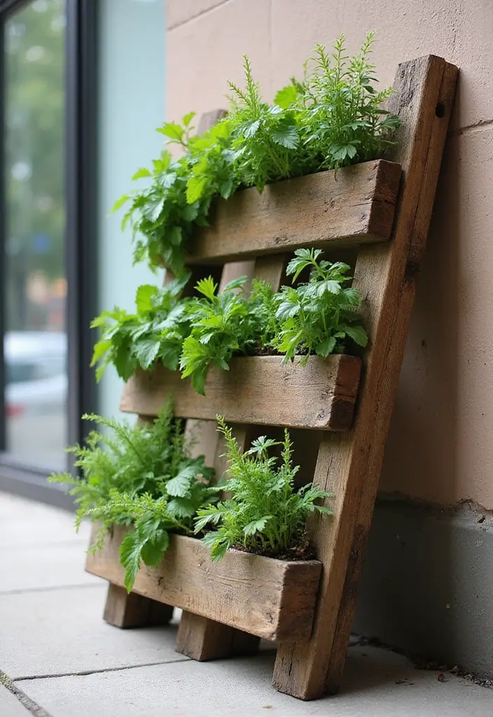 25+ Vegetable Garden Trellis Ideas for Vertical Growth 8 25+ Vegetable Garden Trellis Ideas for Vertical Growth - 2. Vertical Pallet Garden