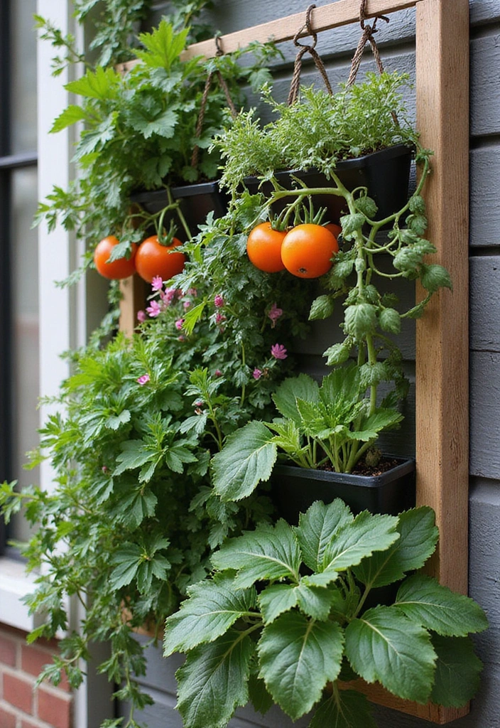 25+ Vegetable Garden Trellis Ideas for Vertical Growth 22 25+ Vegetable Garden Trellis Ideas for Vertical Growth - 4. Trellis Wall Planter