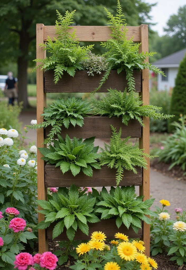 25+ Wooden Planter Ideas for Natural Garden Style 43 25+ Wooden Planter Ideas for Natural Garden Style - 7. Wooden Trellis Planters