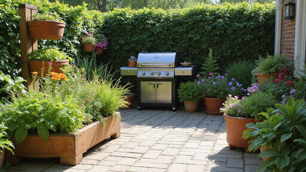 30 BBQ Planter Ideas to Add Greenery to Your Outdoor Grill Area