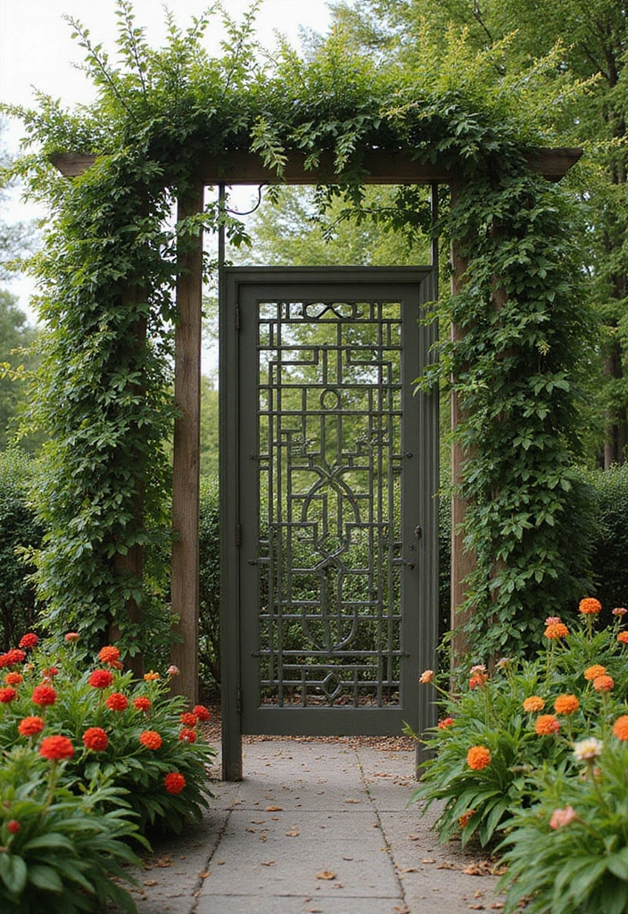 30 Backyard Trellis Ideas to Elevate Your Garden Space 8 30 Backyard Trellis Ideas to Elevate Your Garden Space - 2. Lattice Trellis Screens