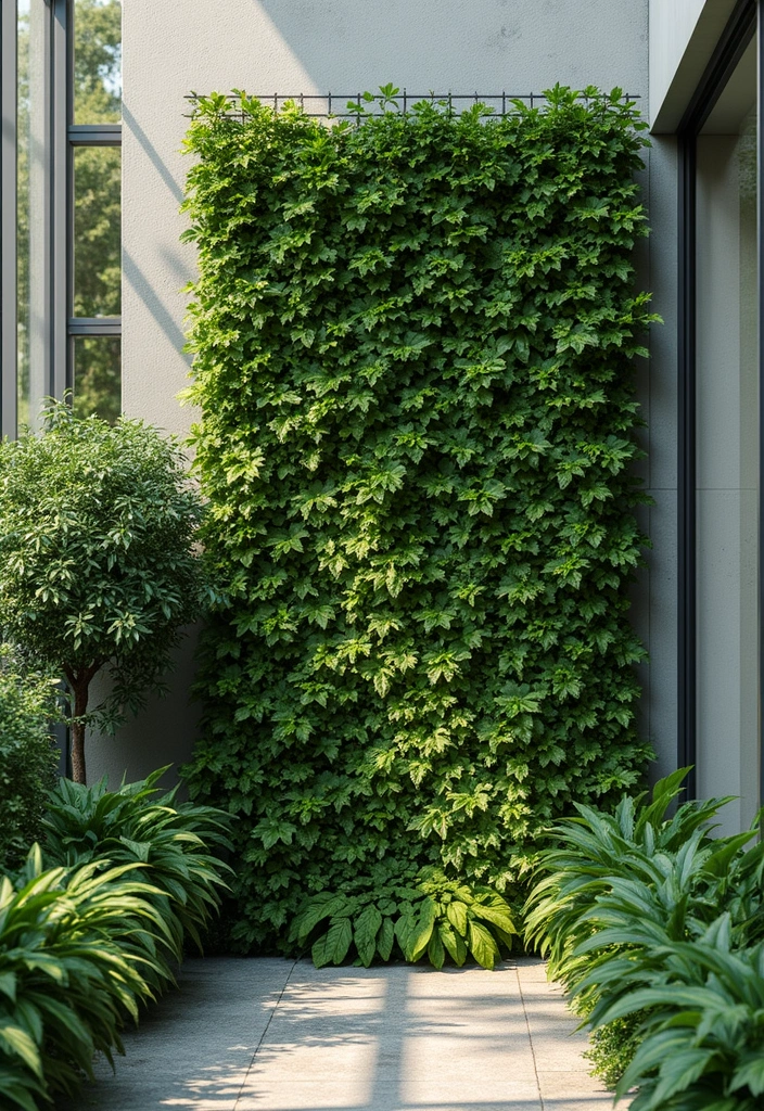 30 Backyard Trellis Ideas to Elevate Your Garden Space 167 30 Backyard Trellis Ideas to Elevate Your Garden Space - 25. Trellis on a Vertical Wall