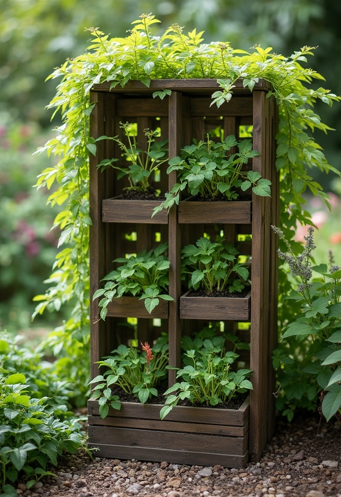 30 Backyard Trellis Ideas to Elevate Your Garden Space 181 30 Backyard Trellis Ideas to Elevate Your Garden Space - 27. DIY Crate Trellis