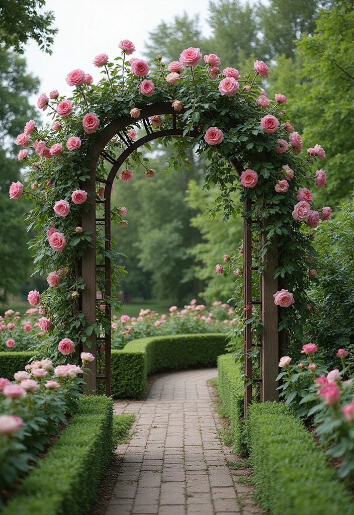 30 Backyard Trellis Ideas to Elevate Your Garden Space 36 30 Backyard Trellis Ideas to Elevate Your Garden Space - 6. Trellis Garden Fence