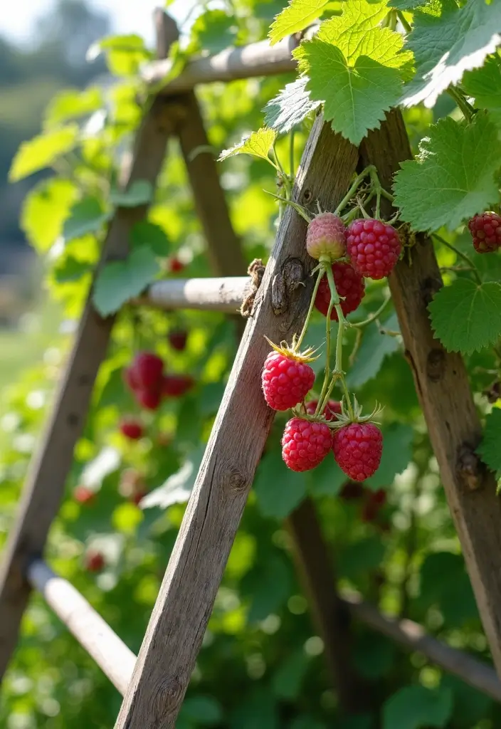 30 Berry Trellis Ideas for Sweet Organized Harvests - 1. Classic A-Frame Trellis