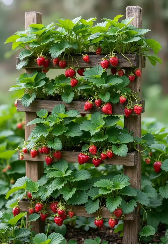 30 Berry Trellis Ideas for Sweet Organized Harvests - 15. Pallet Planter Trellis