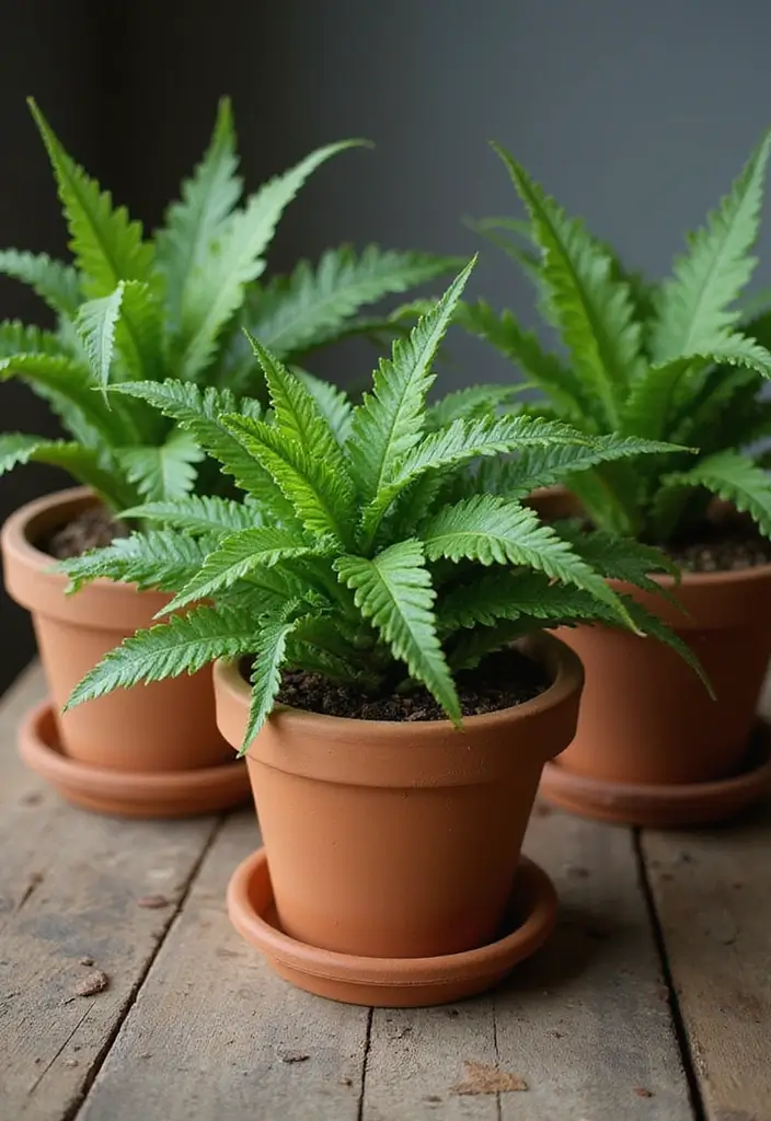 30 Boston Fern Planter Ideas for Lush Green Corners 81 30 Boston Fern Planter Ideas for Lush Green Corners - 13. Terracotta Classics