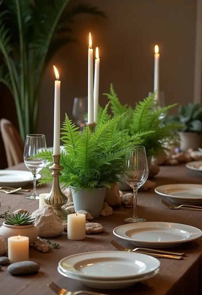 30 Boston Fern Planter Ideas for Lush Green Corners 144 30 Boston Fern Planter Ideas for Lush Green Corners - 22. Ferns as Table Centerpieces