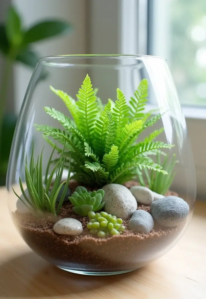 30 Boston Fern Planter Ideas for Lush Green Corners 36 30 Boston Fern Planter Ideas for Lush Green Corners - 6. Terrariums for Mini Ferns