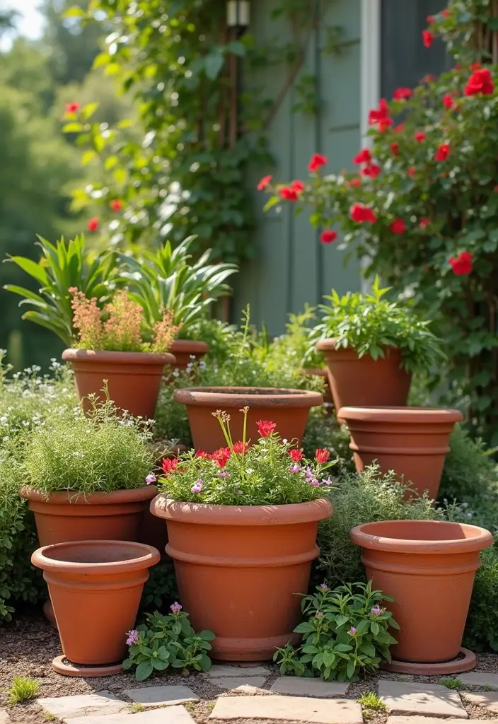 30 Chimney Pot Planter Ideas for Unique Garden Flair - 10. Vintage Collections