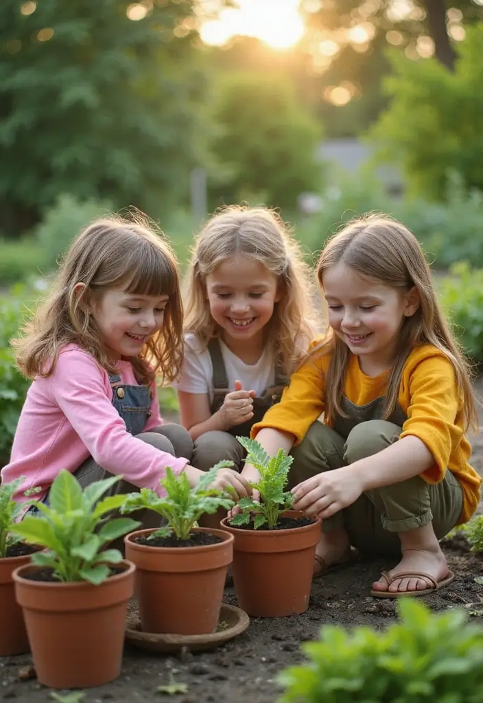 30 Chimney Pot Planter Ideas for Unique Garden Flair - 26. Educational Gardening Projects