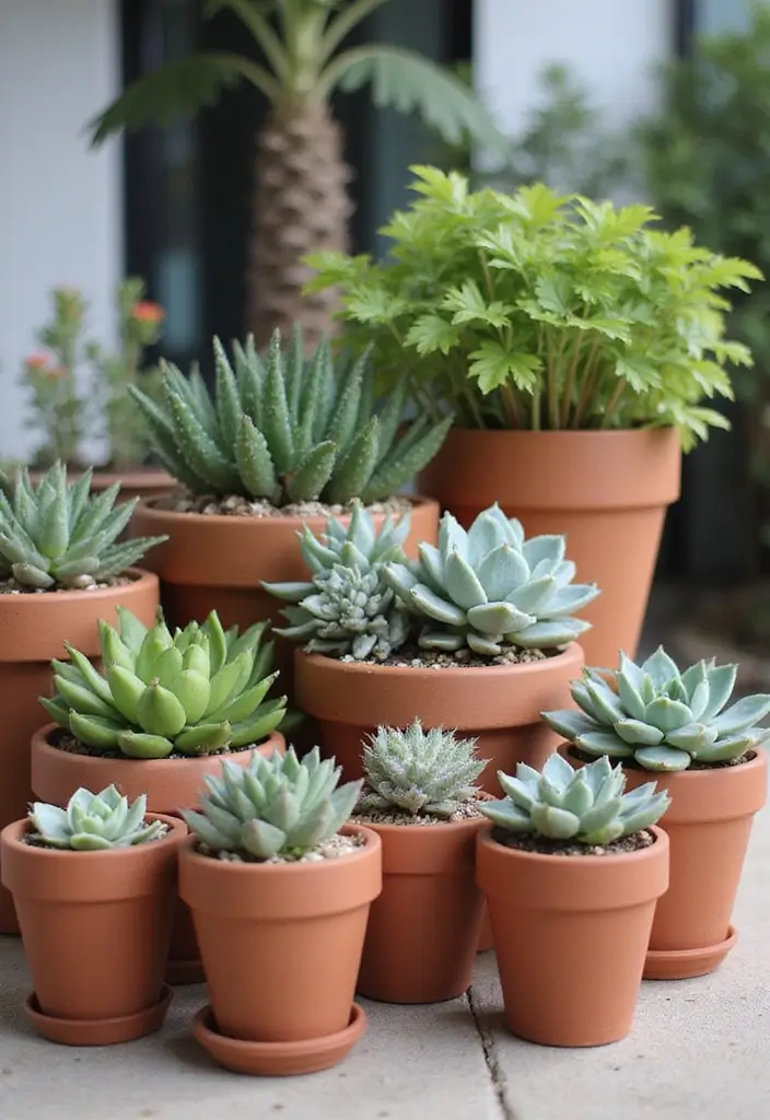 30 Chimney Pot Planter Ideas for Unique Garden Flair - 4. Chic Succulent Displays
