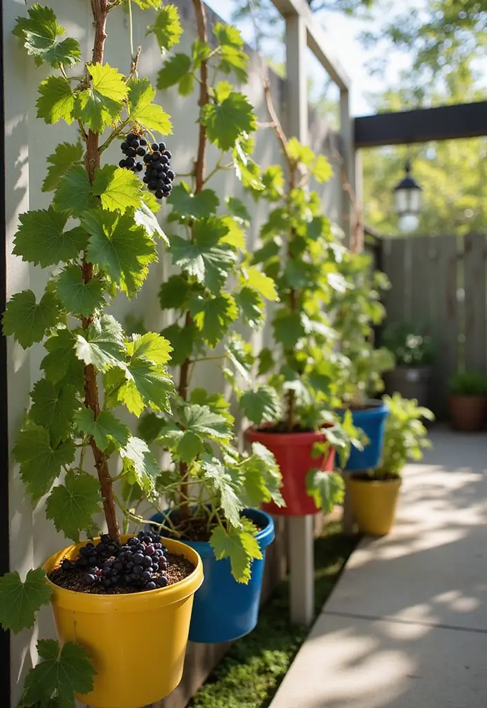 30 Concord Grape Trellis Ideas for Classic Vineyards 64 30 Concord Grape Trellis Ideas for Classic Vineyards - 10. Hanging Trellis System