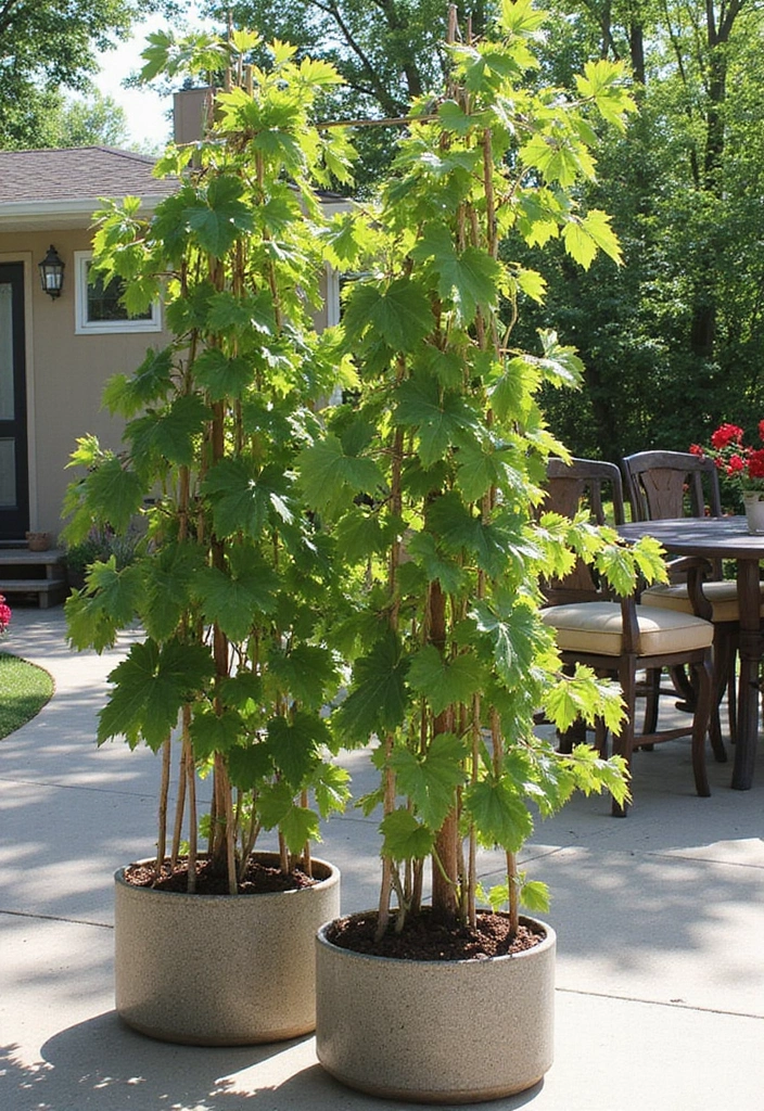 30 Concord Grape Trellis Ideas for Classic Vineyards 169 30 Concord Grape Trellis Ideas for Classic Vineyards - 25. Integrated Planter Trellis