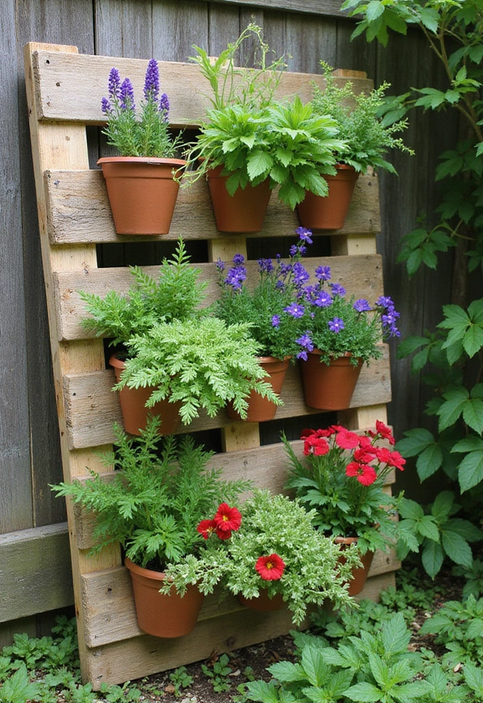 30 Container Planter Ideas for Every Type of Plant - 10. Pallet Planter