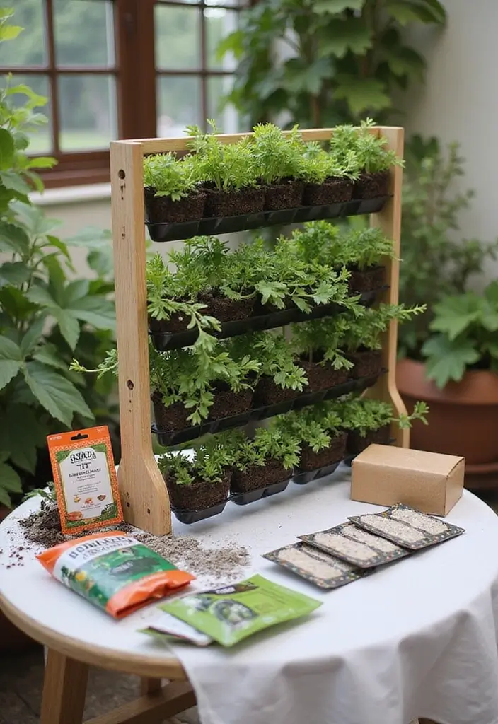 30 Container Planter Ideas for Every Type of Plant - 28. Vertical Garden Kit