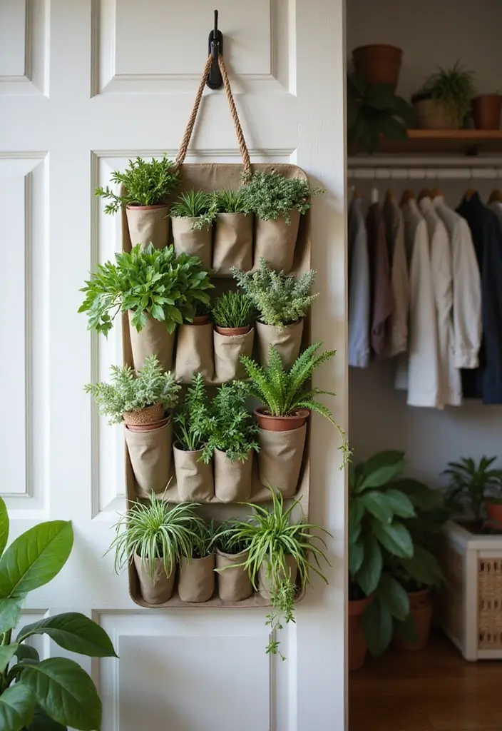 30 Container Planter Ideas for Every Type of Plant - 4. Repurposed Shoe Organizer