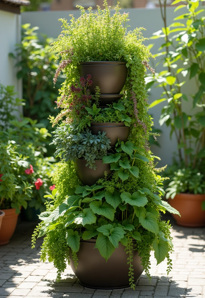 30 Container Planter Ideas for Every Type of Plant - 7. Tower Garden Planters