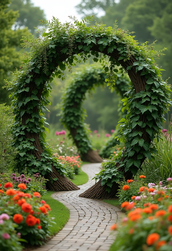 30 Free-Standing Trellis Ideas That Make a Statement 183 30 Free-Standing Trellis Ideas That Make a Statement - 29. Trellis with Spiral Design