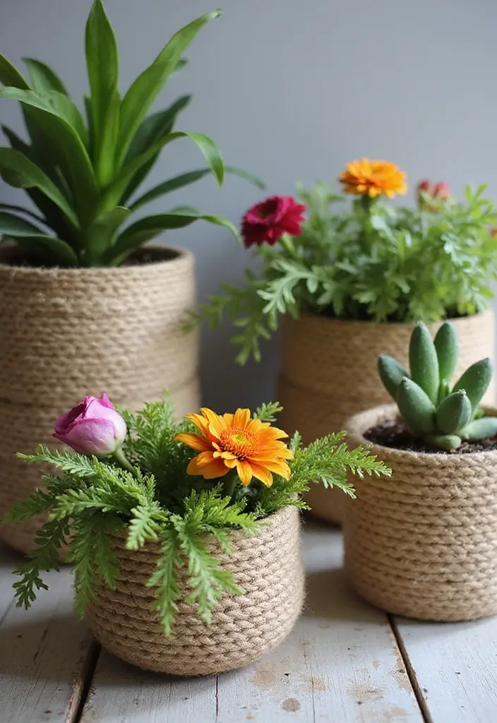 30 Front Porch Planter Ideas to Boost Your Curb Appeal 104 30 Front Porch Planter Ideas to Boost Your Curb Appeal - 16. Soft Textured Planters