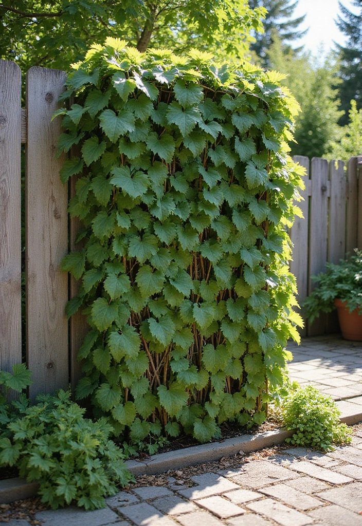 30 Grapes Trellis Ideas for a Flourishing Backyard Vineyard - 10. Vertical Garden Design