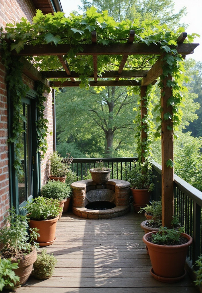 30 Grapes Trellis Ideas for a Flourishing Backyard Vineyard - 13. Trellis on a Balcony