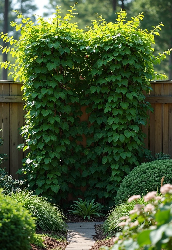 30 Lattice Trellis Ideas That Combine Beauty and Function - 20. Vertical Privacy Trellis