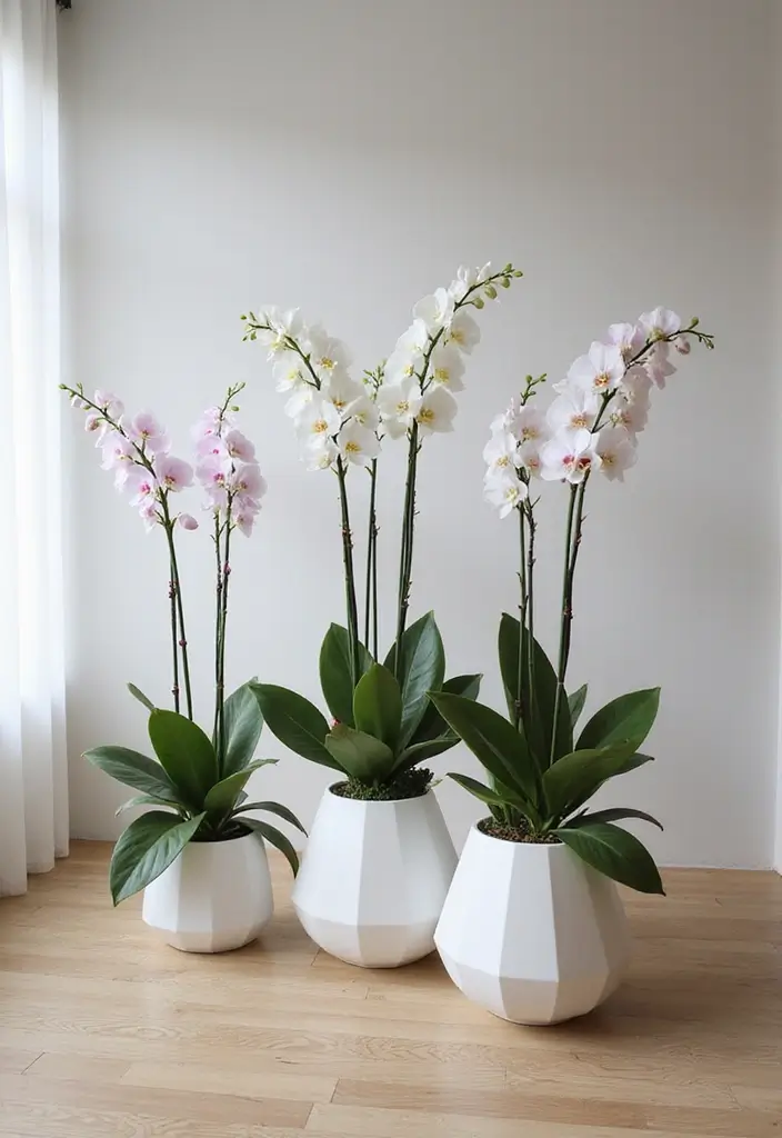 30 Orchid Planter Ideas That Highlight Elegant Blooms 141 30 Orchid Planter Ideas That Highlight Elegant Blooms - 25. Unique Cone Planters