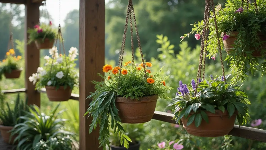 30 Outdoor Hanging Planter Ideas to Add Greenery Up High