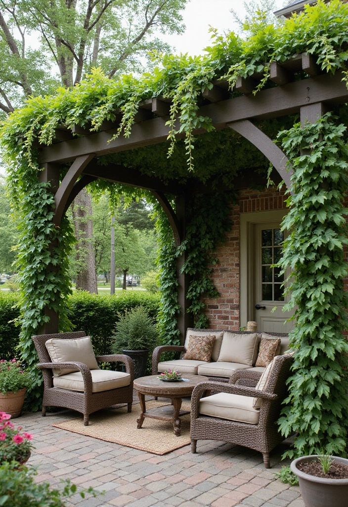 30 Outdoor Trellis Ideas That Transform Your Yard - 10. Pergola with Trellis