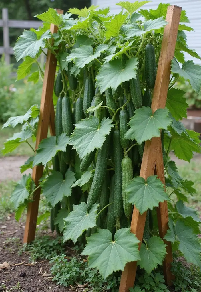 30 Outdoor Trellis Ideas That Transform Your Yard - 18. Trellis for Vegetables