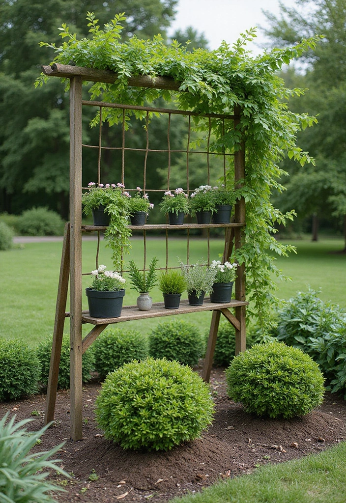 30 Outdoor Trellis Ideas That Transform Your Yard - 22. Frame Trellis