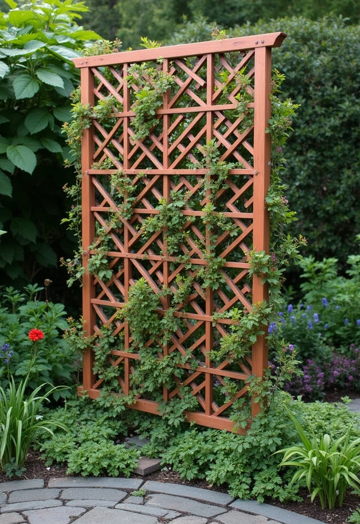 30 Outdoor Trellis Ideas That Transform Your Yard - 6. Customized Trellis Panels