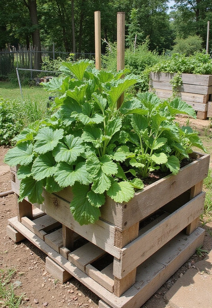 30 Pallet Planter Ideas You Can DIY on a Budget - 11. Elevated Pallet Planter