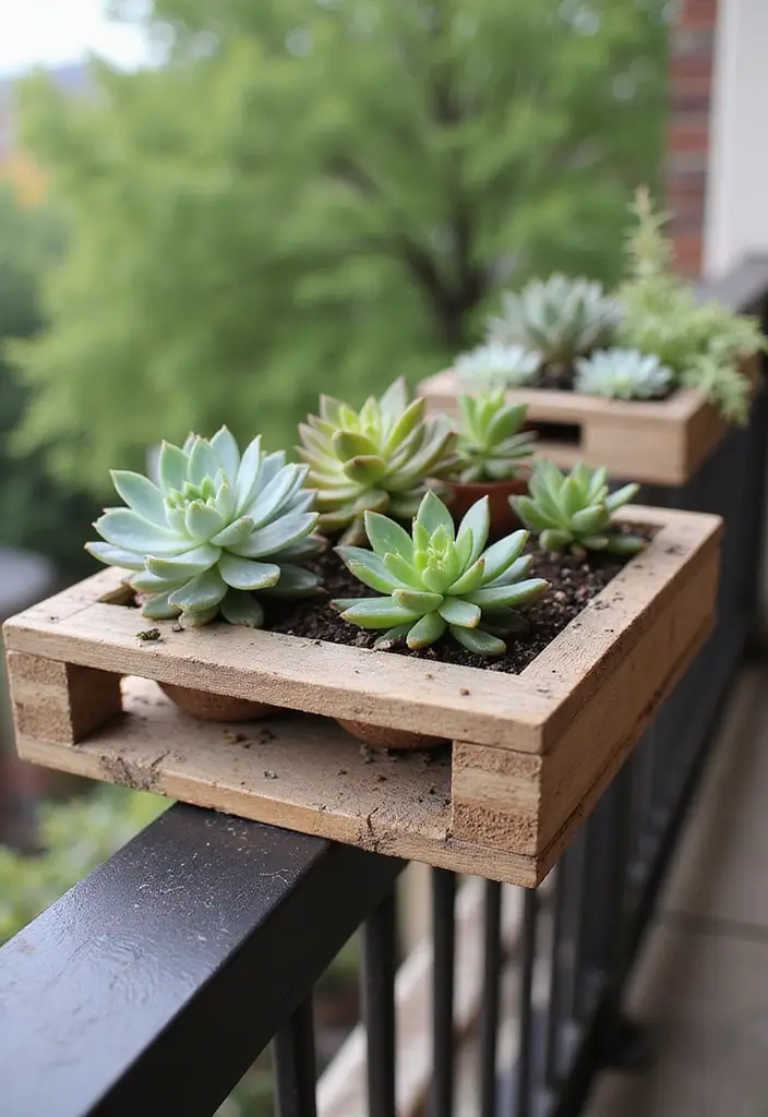 30 Pallet Planter Ideas You Can DIY on a Budget - 12. Mini Pallet Planter