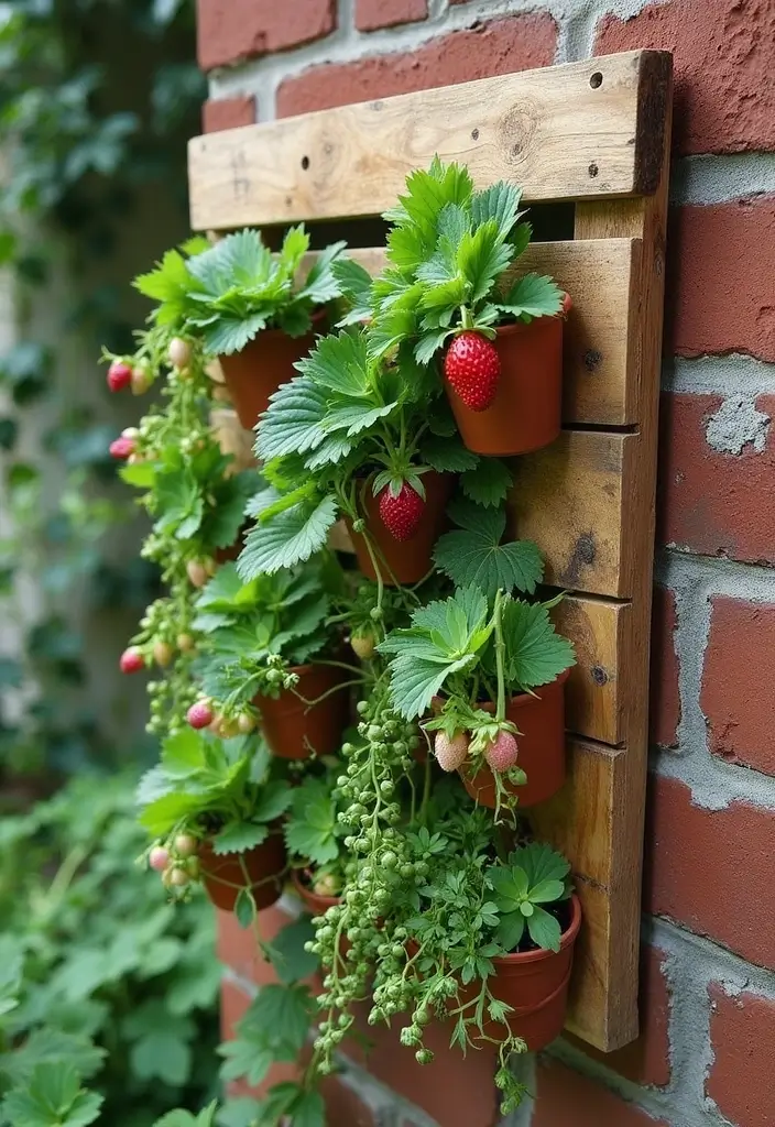 30 Pallet Planter Ideas You Can DIY on a Budget - 5. Vertical Wall Planter
