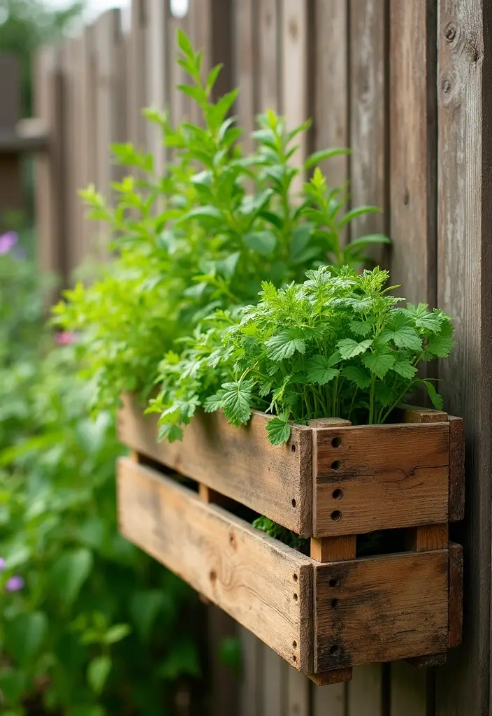 30 Pallet Planter Ideas You Can DIY on a Budget - 8. Pallet Fence Planter