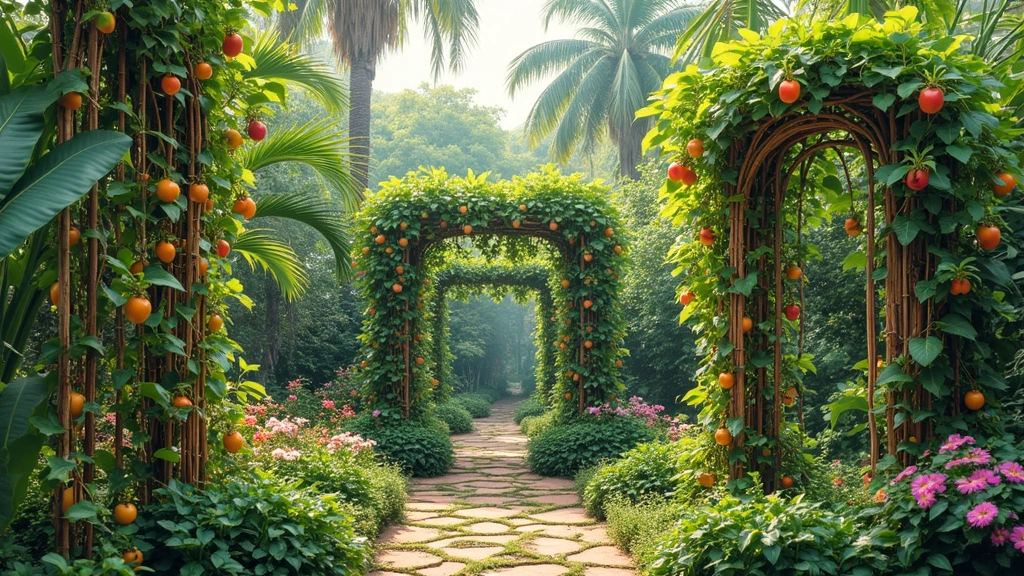 30 Passion Fruit Trellis Ideas for Tropical Garden Vibes