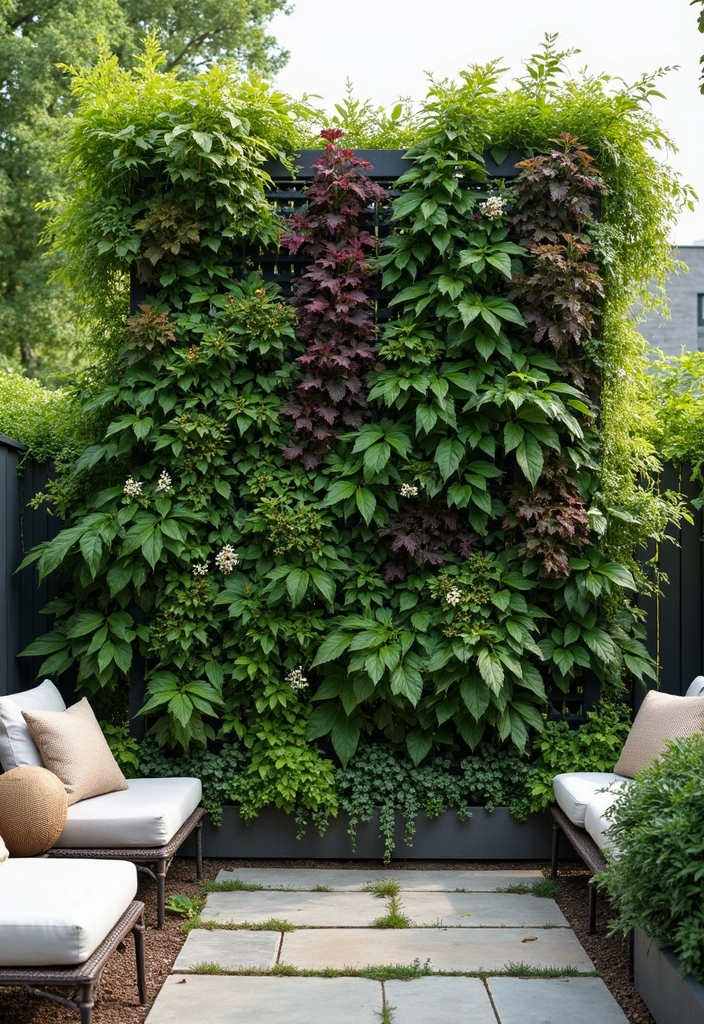 30 Patio Trellis Ideas That Add Privacy and Charm - 5. Vertical Garden Trellis